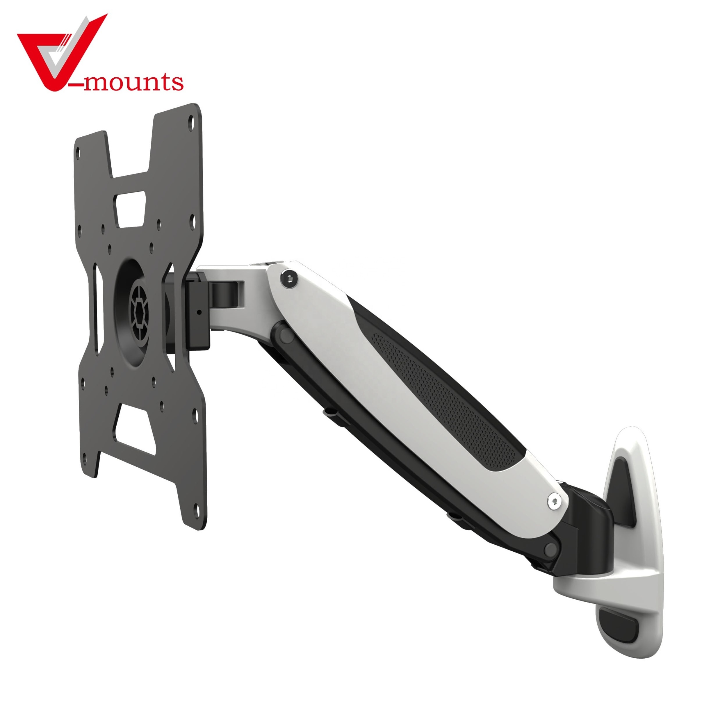 V-mounts ErgoSpot Ergonomic Manual Adjustment TV Wall Mount Bracket with External Cable Routing Design Stock Status VM-GST201