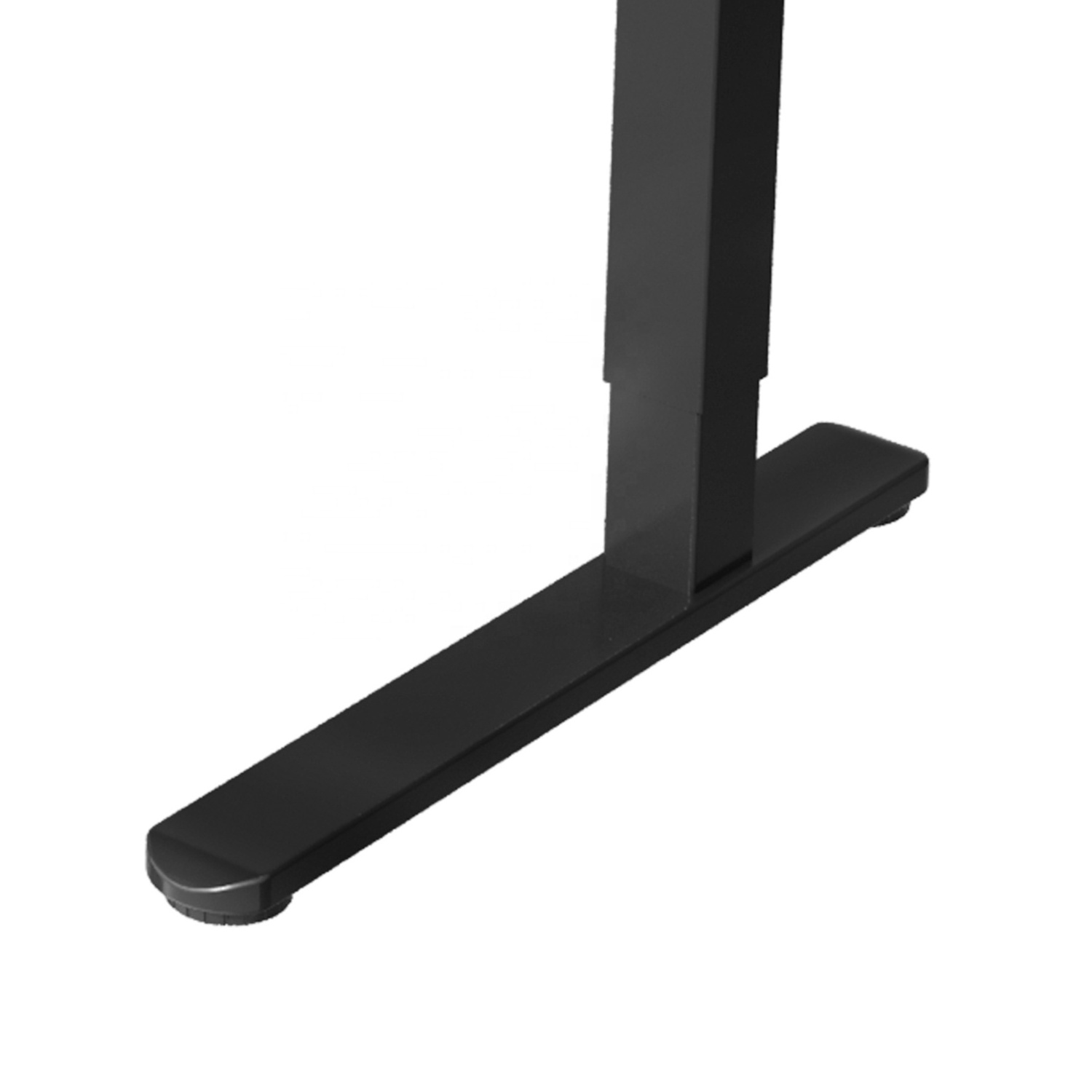 V-mounts environmentally friendly tempered glass desktop height adjustable single motor electric standing desk JSD5-01-G1