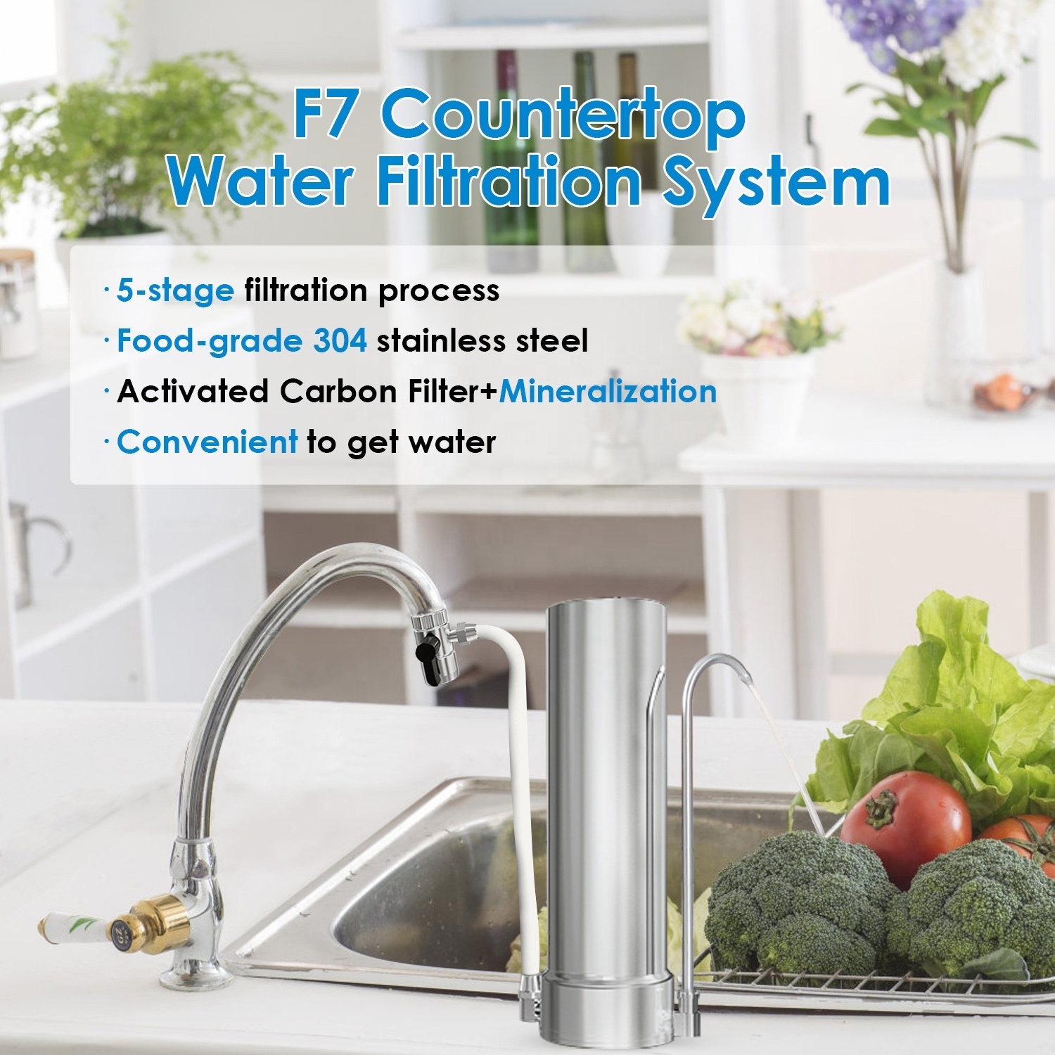 Water Purifier Home Large Flow Stainless Steel Central Water Filter Purifier For Household