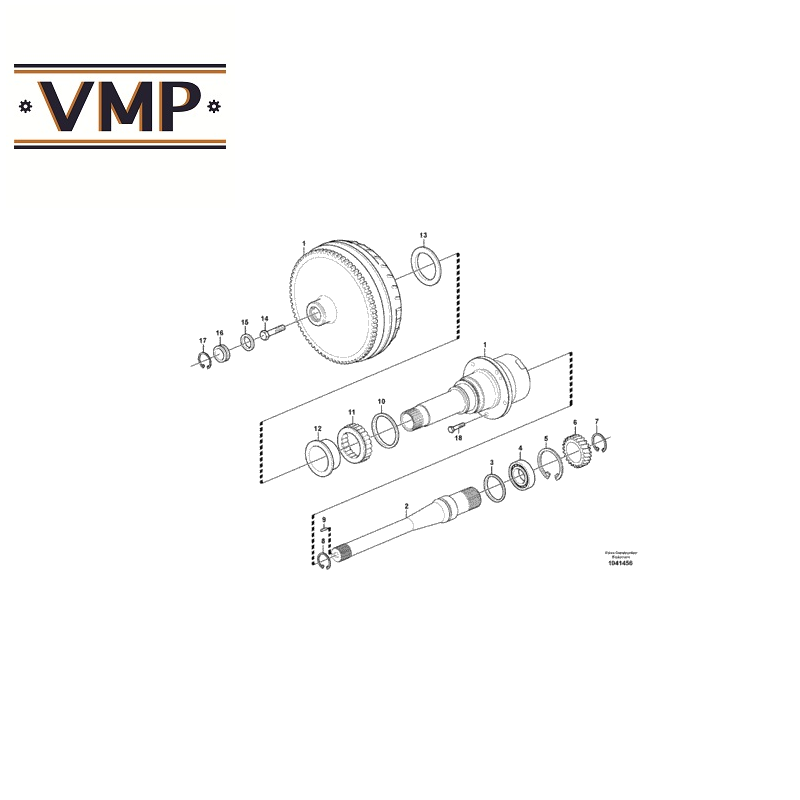 VOE11038448 - Torque Converter for Wheel Loaders L70E - ORG