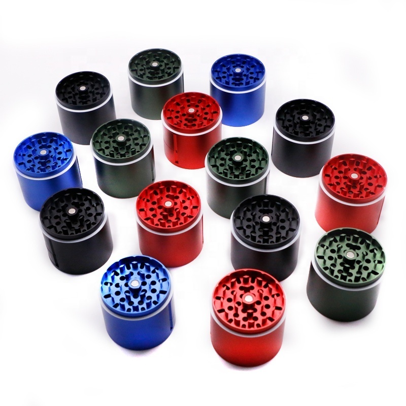 2022 Grinders Herbal Smoking Tobacco Alloy 4 Layers Metal Grinder Custom Logo Dry Herb Grinder