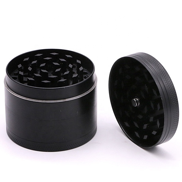 2022 Grinders Herbal Smoking Tobacco Alloy 4 Layers Metal Grinder Custom Logo Dry Herb Grinder