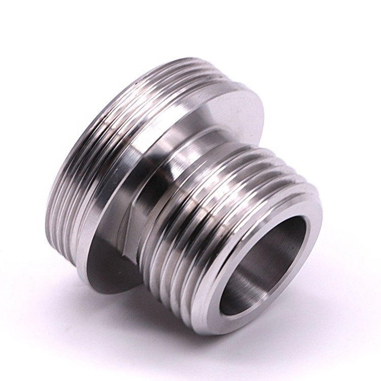 China Factory Custom CNC Machined Stainless Steel Hex Flange Thread Fixing Screw Plug