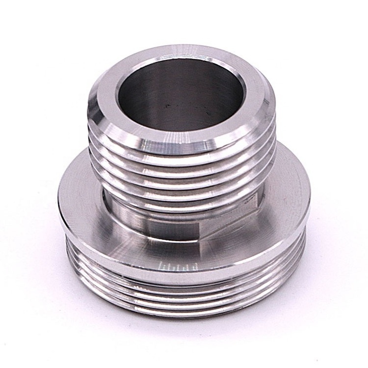 China Factory Custom CNC Machined Stainless Steel Hex Flange Thread Fixing Screw Plug