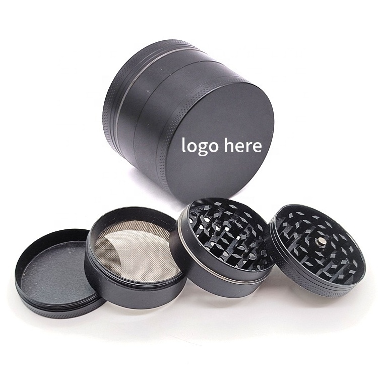 Custom Logo Colorful Oem Magnetic 2 3 4 Pieces 40Mm 50Mm 55Mm 63Mm 64Mm 100Mm Aluminum Alloy Tobacco Grinder Herb Crusher