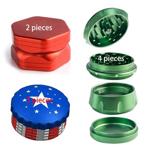 VMT Custom Logo Metal Stainless Steel Aluminum Herbal Herb Grinder