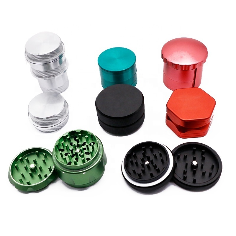 VMT Custom Logo Metal Stainless Steel Aluminum Herbal Herb Grinder