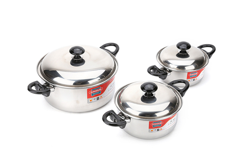 Hot Deal High Quality Stainless Steel Cookware Set Modern Non Stick Kitchenware Cooking Pots Set