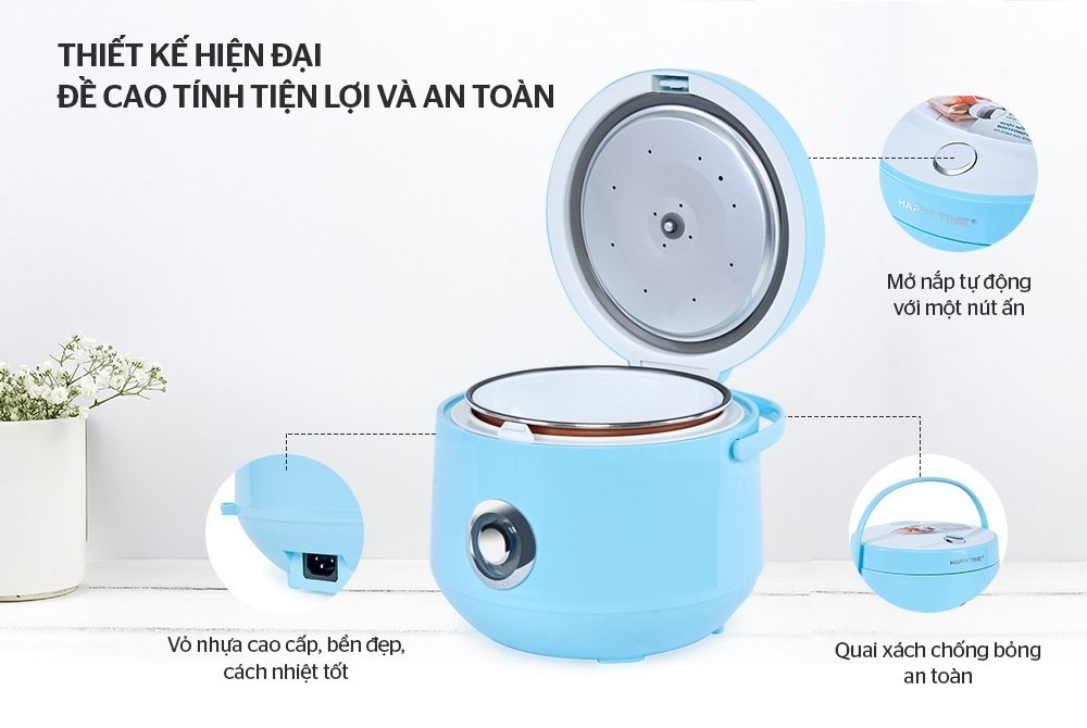 High Quality Wholesale Small Rice Cooker 1.2L Customized Logo Kitchen Appliances Made in Viet Nam