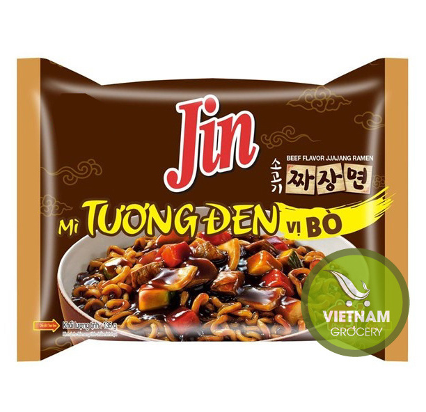 High Quality Instant Noodles - Black Soybean Noodles with Beef Flavor