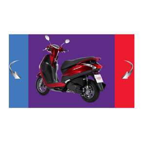 Acruzov Deluxe - High quality gas scooter 125cc motorcycle (Model: YSN 125) Yamahv brand