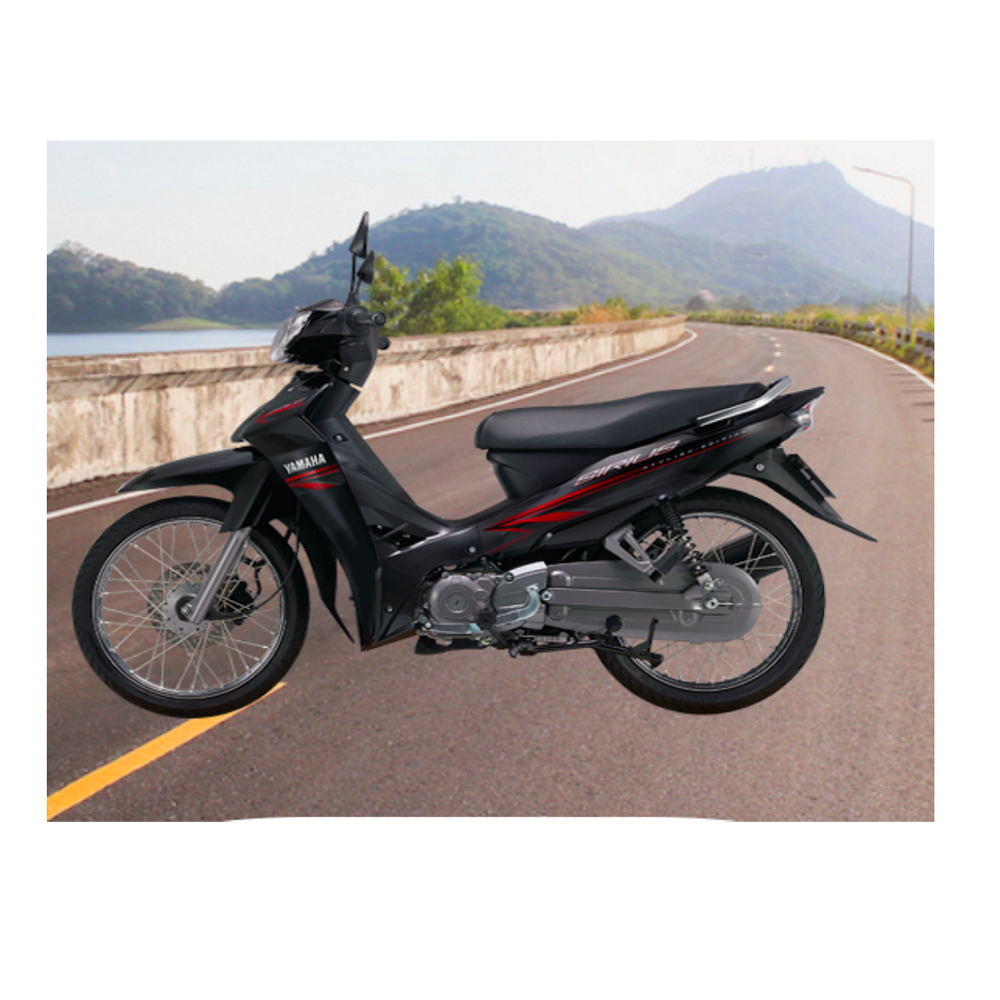 Motorcycle 110cc manufactured in Vietnam (Yamahav Su-ri-us) White/ Black/ Red