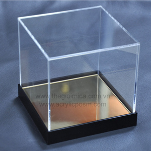 Wholesale Custom Cube Clear Acrylic Compartment Display Box