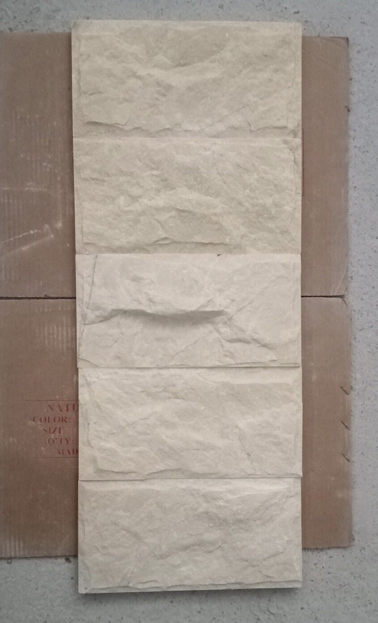 OEM factory price Wholesale Price Mushroom Stone Faux Brick 3d Decoration Polyurethane Pu Stone Wall Panel from Vietnam