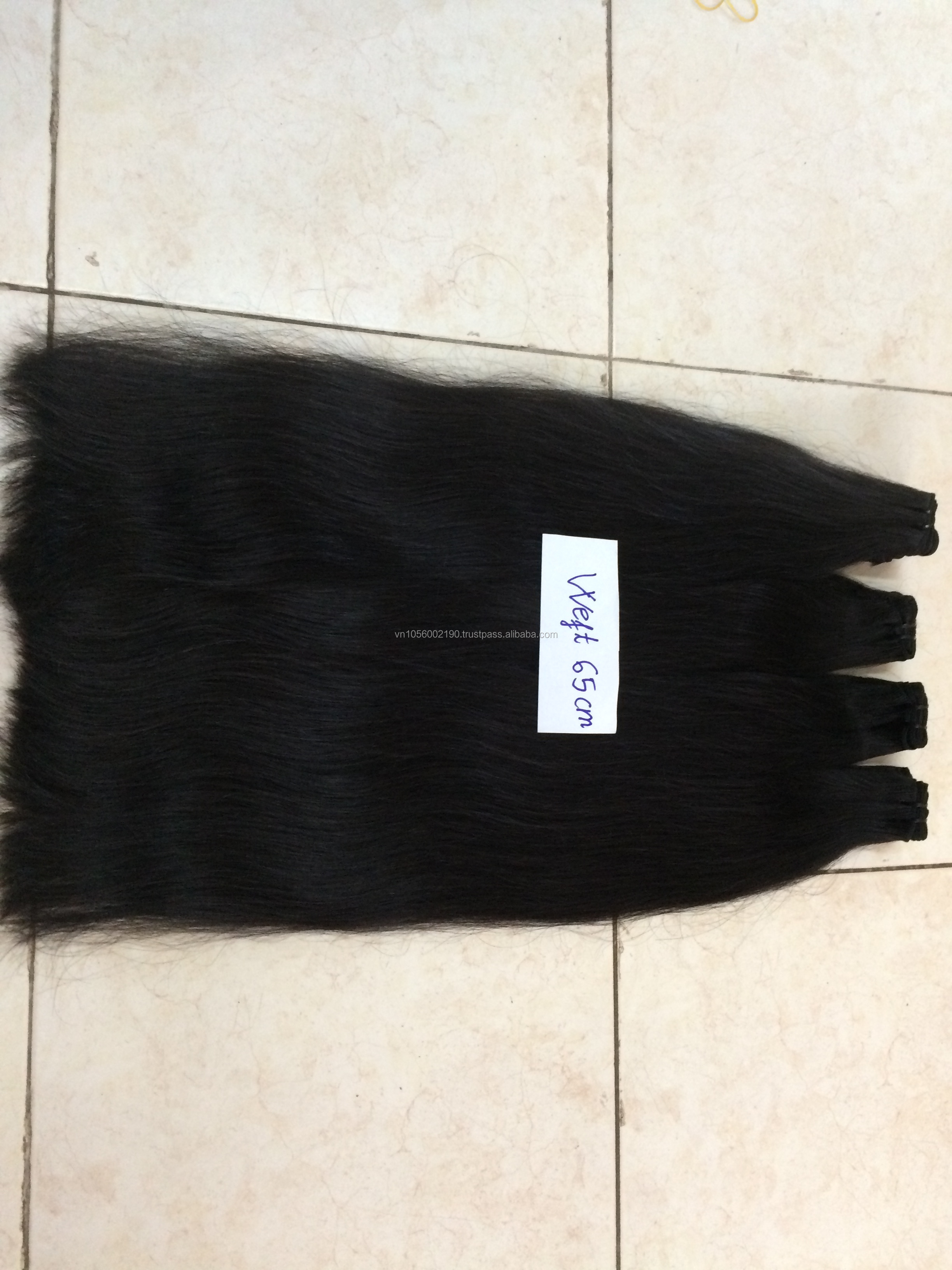 BEST SELLER!!! Super double weft silky straight  Vietnamese Human Virgin Raw Hair