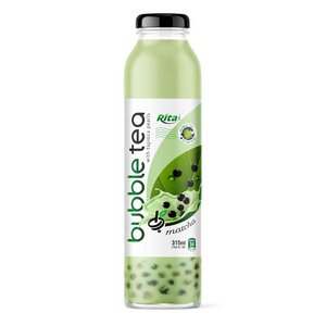 Vietnam OEM/ ODM  Glass Bottle 315ml Matcha Bubble Tea With Tapioca Pearls Packaging Beverage Healthy Fruit & Vegetable Juice 8