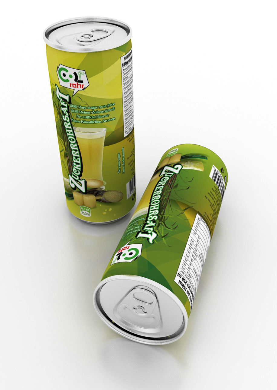 Rita Brand Soft Drink 250 ml Canned Sugar Cane Juice Drink Aluminium Sugarcane Juicer Natural Fruit Juice Oem 6 % Brix