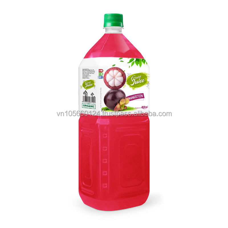 Health Top Selling 2000ml Pet Bottle Mangosteen Fruit Juice Drink  OEM Fruit Juice Not From Concentrate Beverage Manufacturer