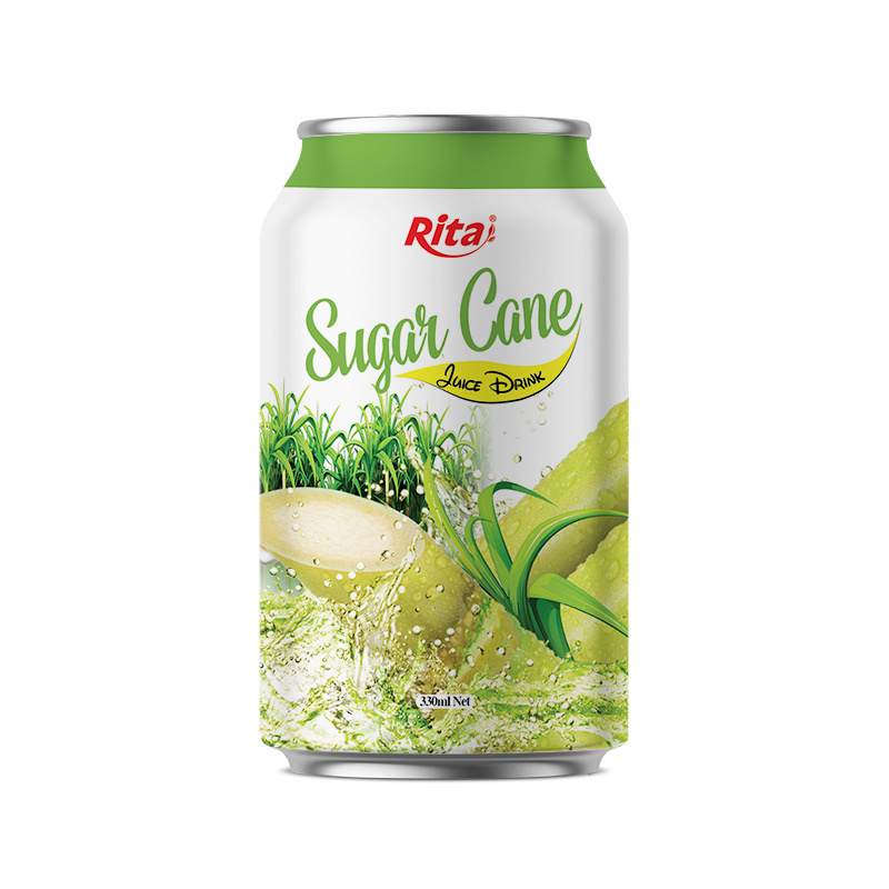 Rita Brand Soft Drink 250 ml Canned Sugar Cane Juice Drink Aluminium Sugarcane Juicer Natural Fruit Juice Oem 6 % Brix