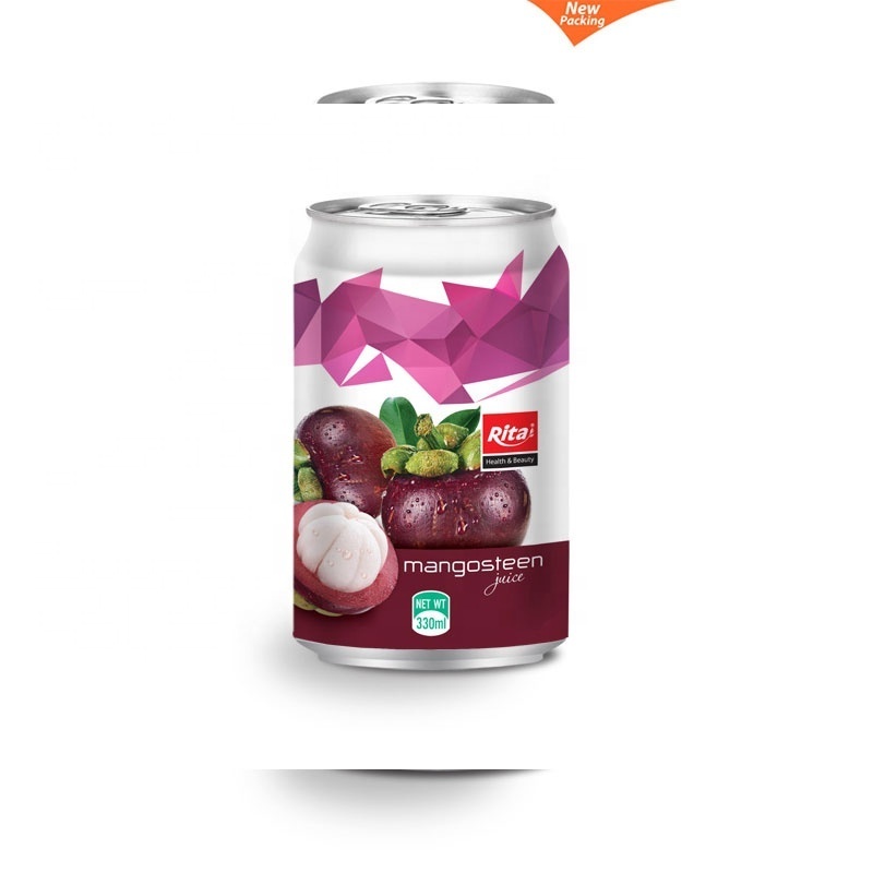 Vietnam Beverage Drink 250ml Canned Mangosteen Fruit Juice Vietnam Best Flavor Juice