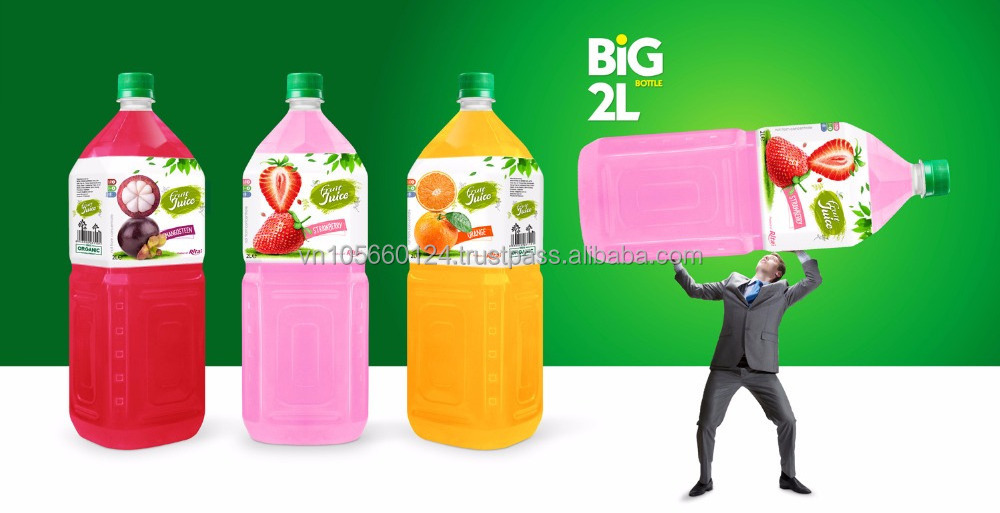 Health Top Selling 2000ml Pet Bottle Mangosteen Fruit Juice Drink  OEM Fruit Juice Not From Concentrate Beverage Manufacturer