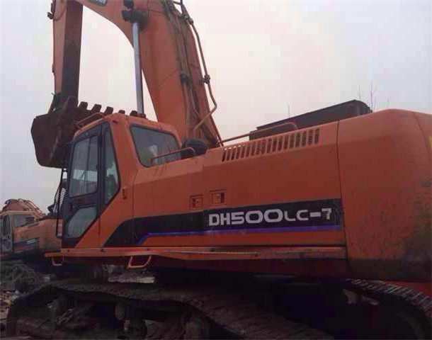 Heavy duty equipment DH500LC-7 used excavator high efficiency 50 ton hydraulic excavator for sale