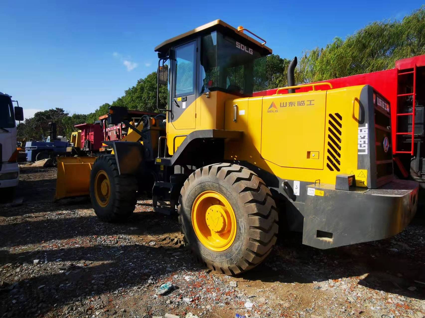 Wheel Loaders SDLG 956 Wheel Loader China machines Front Charger Wheel Loader L956F lg856h lg936l with Rock bucket