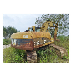 Original Used CAT 320 320B 320C 320D Excavator Excavadoras De Segunda Mano Caterpillar 320 used cralwer excavator