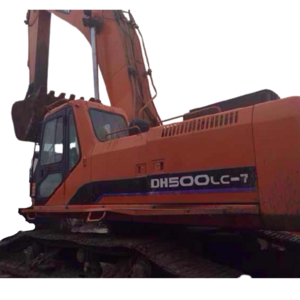 Heavy duty equipment DH500LC-7 used excavator high efficiency 50 ton hydraulic excavator for sale