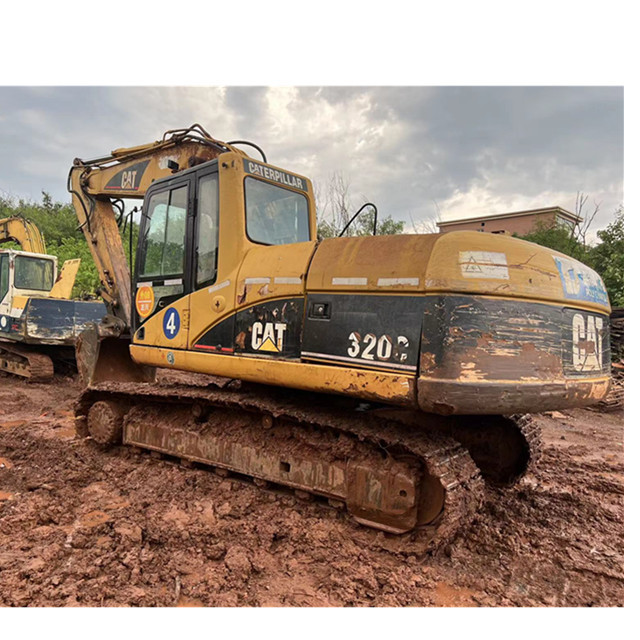 320C CAT Excavator in good condition wetland excavator boat cat320C CAT320D for sale at a low price