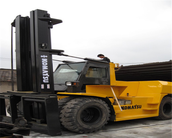 second hand used forklift truck 30 ton used K omatsu 30t forklift for sale