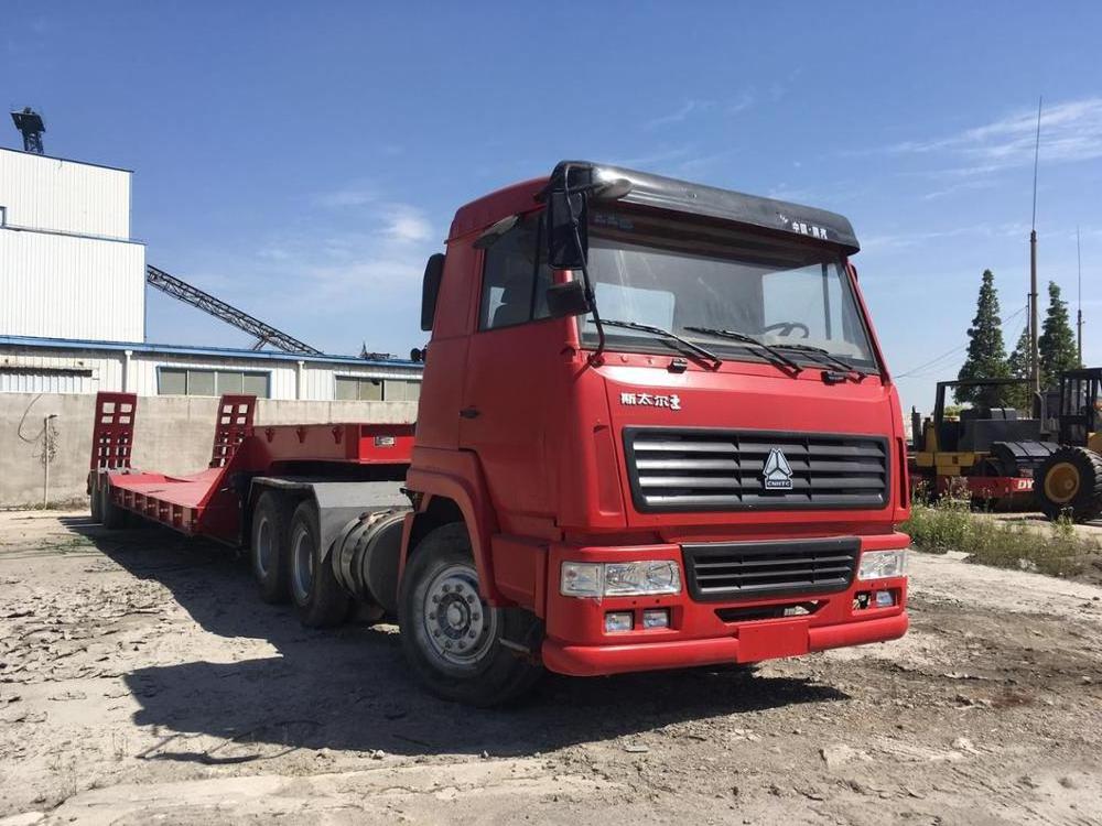 2 Axle 40T 50T 60T 100T Gooseneck Lowboy Low Bed Semi Trailer Dimensions Lowbed Truck Trailer