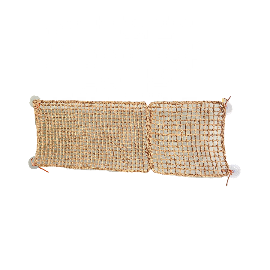 Sun Lounger Bridge 100% Natural Seagrass Woven Pet Climbing Hammock Extra for Bearded Dragons Anoles Geckos Climbing