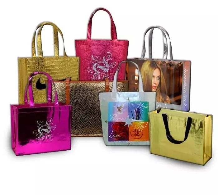 Wholesale High quality Reusable Foldable PP Shopping bag Custom printed non woven bags for shopping Free tax