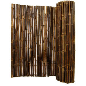 100% Natural Bamboo Vietnam Caramel Brown Rolled Bamboo Fence