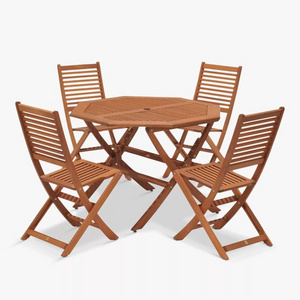 Outside Dining Table Set 8 Seaters Solid Wood Material Outdoor Furniture Garden Tax Free Cheap Price Wholesale from Vietnam