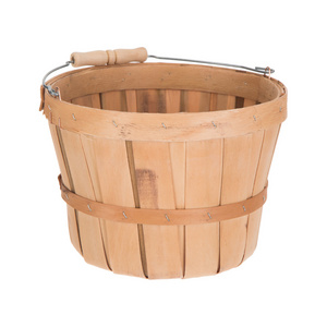 Hot Sale - high quality Wooden Storage - Wholesale round wood crate basket for USA/ UK market - Export worldwide