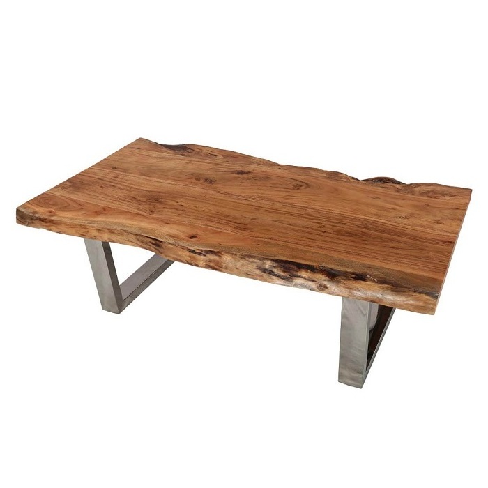 VIETNAM gold supplier high quality live edge acacia slabs wood dining table top