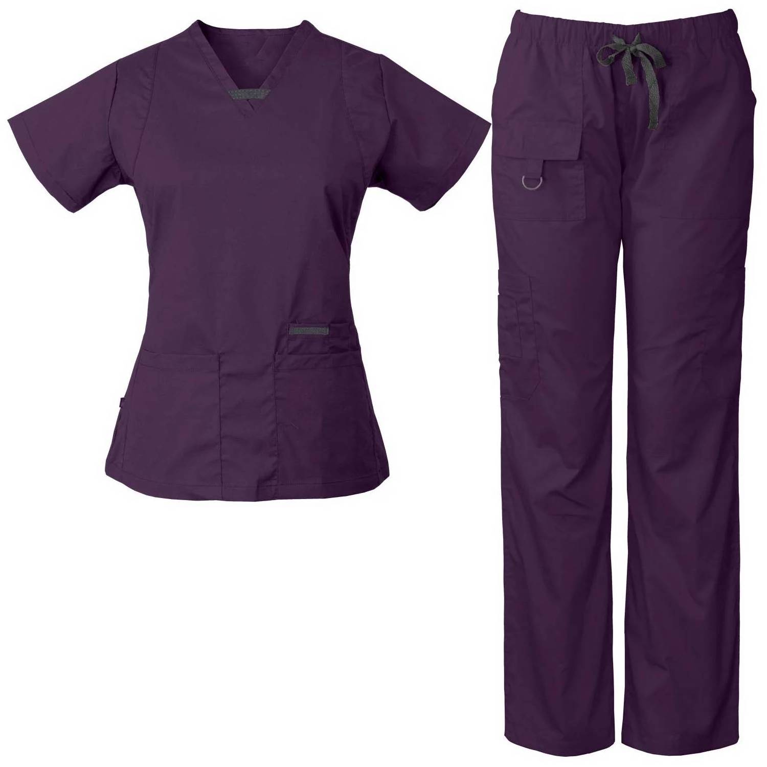 Vietnam OEM 100% COTTON Medical Scrubs- Wholesale Medical Uniforms- Hospital Scrub Sets Printing Latest  Designs for Men