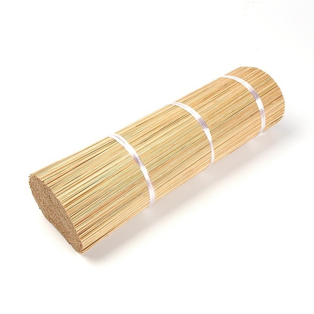 The competitive price for round 8inch bamboo sticks for making incense