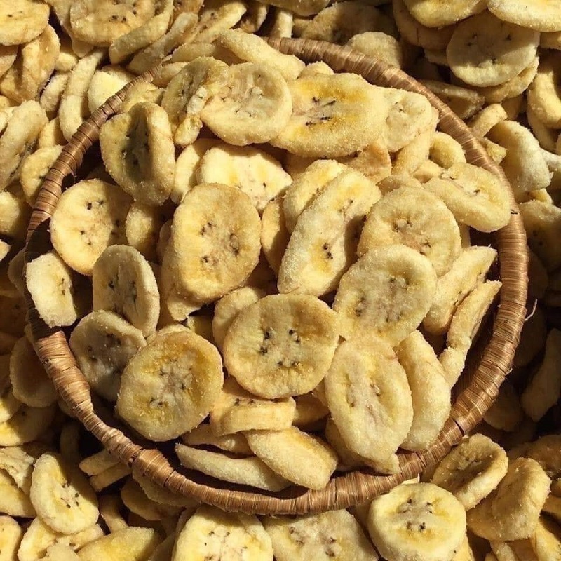 100% Organic High Quality Dried Banana Chips  export from Vietnam Organic Fresh Dried Banana Natural Best Seller