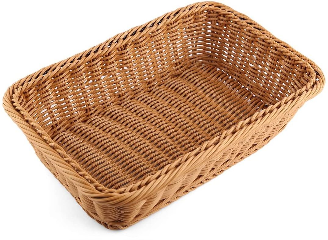 Summer Tray for swimming pool Floating breakfast drinks tray water basket rattan party serving tray/ Ms. Esther