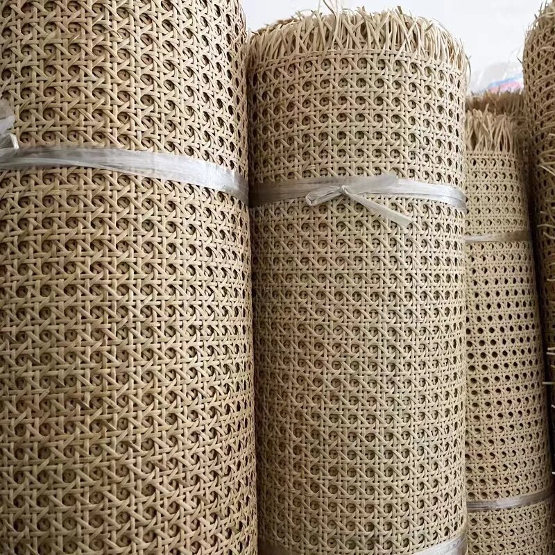 Natural Rattan Woven Cane Webbing Wicker Cane Webbing for Caning Projects, Repair and Decorative Furniture/ Ms. Jennie