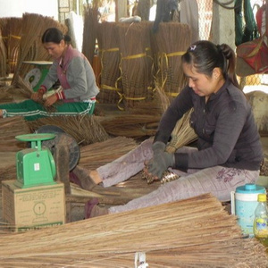 Coconut stick to making broom/ Straw Broom