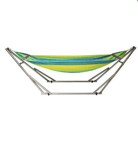 Best Quality stainless steel hammock stand with cotton double or single hammock