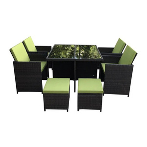 All Weather Patio Garden Furniture Cube Set Rattan Furniture Outdoor Furniture Prestigious Manufacture