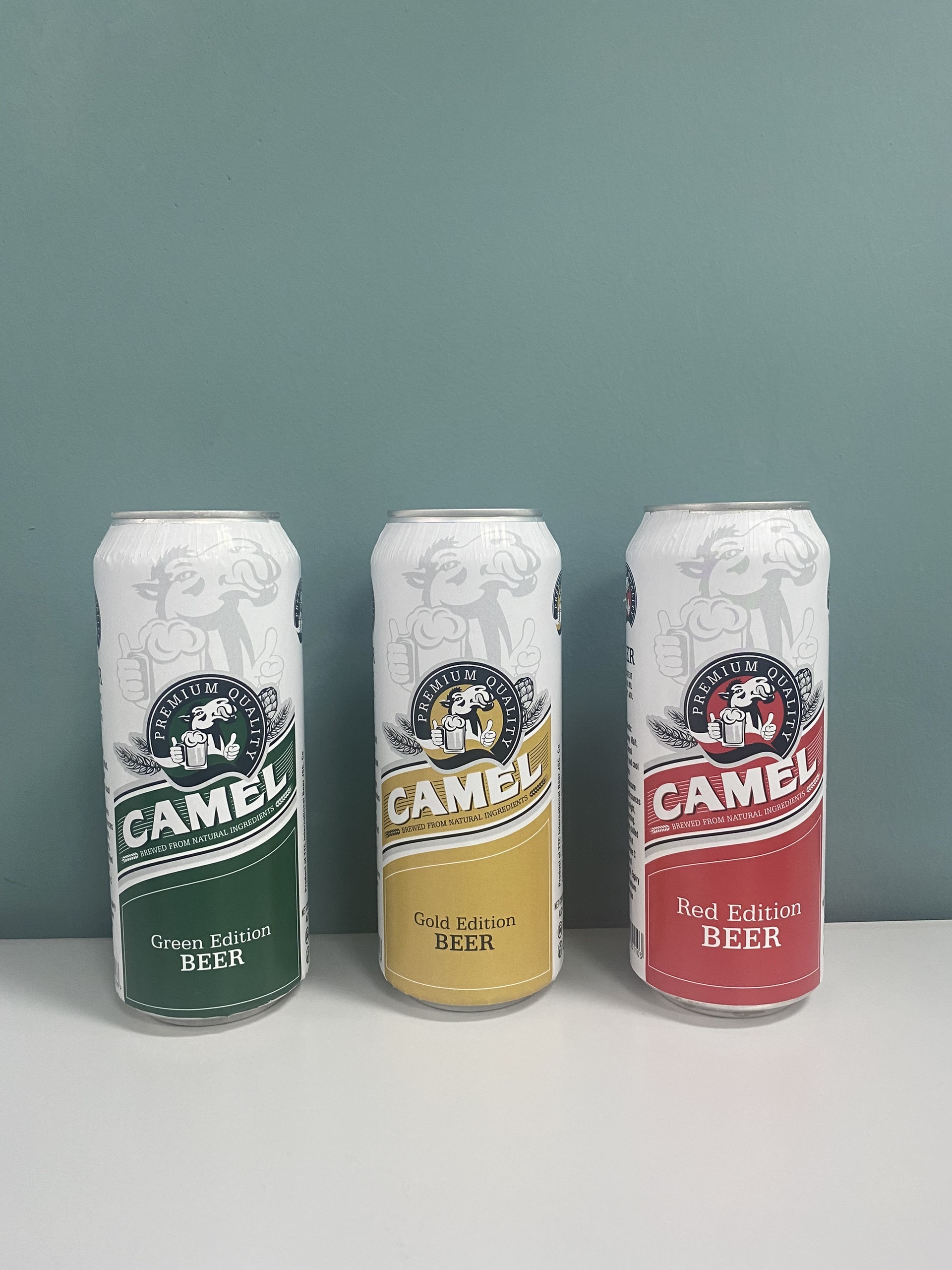 Alcoholic Beverage Camel Beer 500ml in Canned Light from Viet Nam Brewing Factory for wholesales