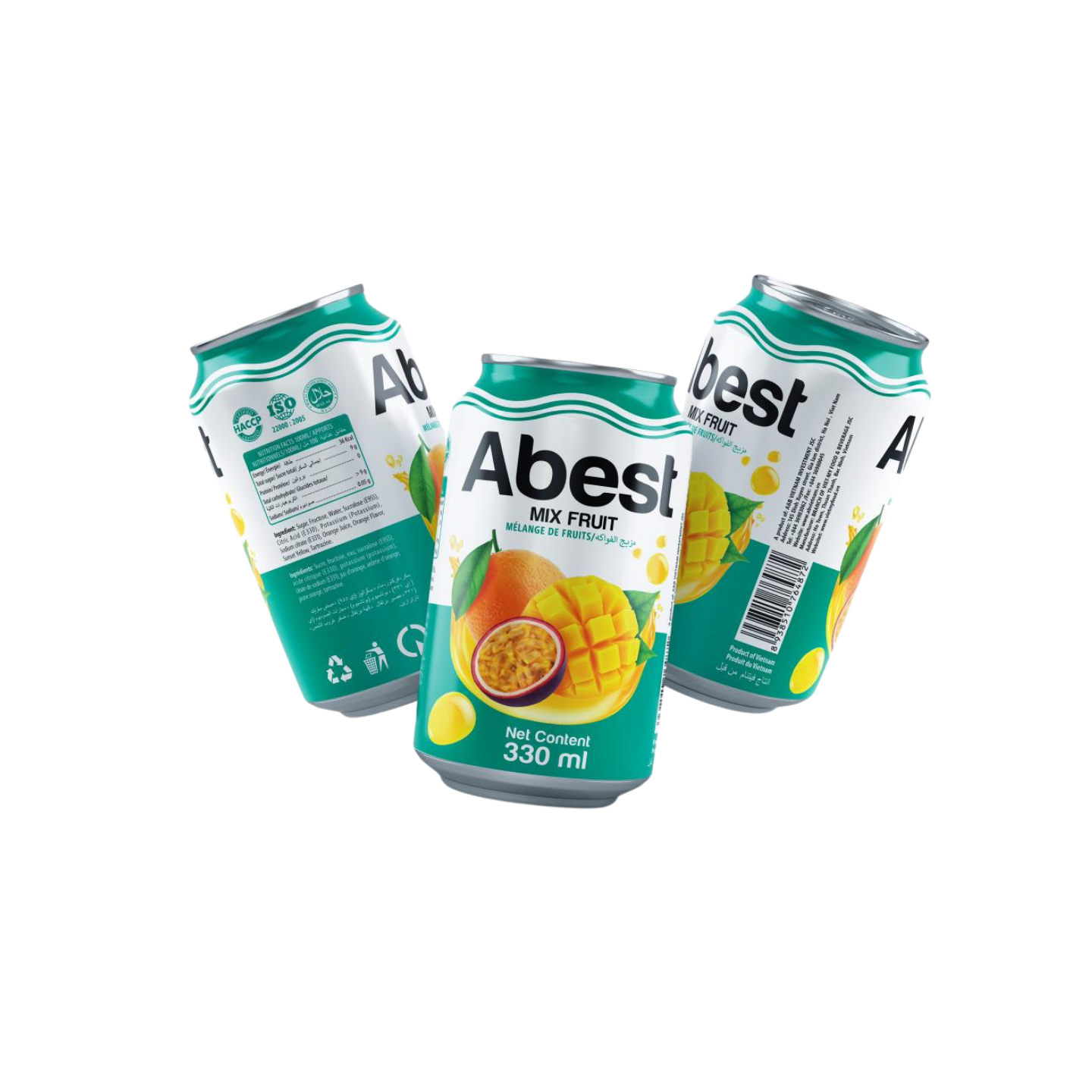 Orange fruit juice Cheap Price Soft Drink Can Natural Orange Fruit Juice from A&B Vietnam OEM ODM Supported