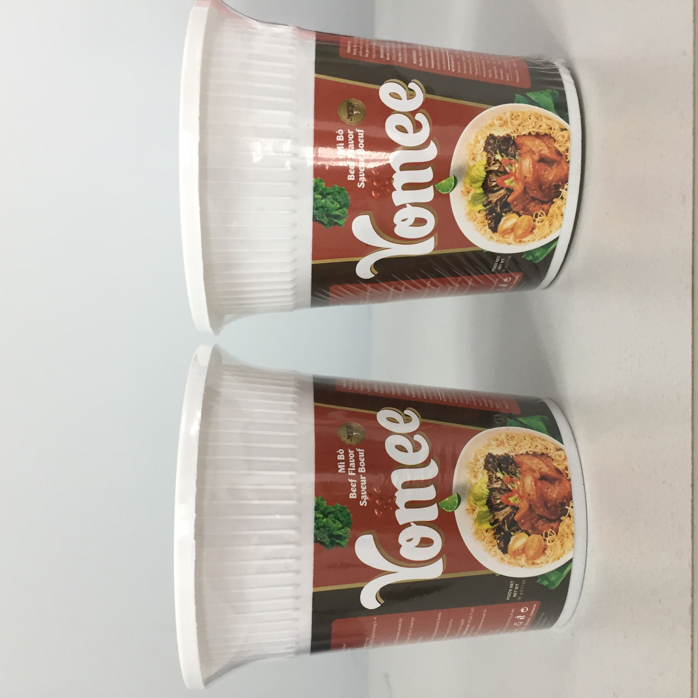 Wholesale Yomee Instant Noodles Cup- Beef flavour 60gr x 12 - Vietnamese Instant noodles