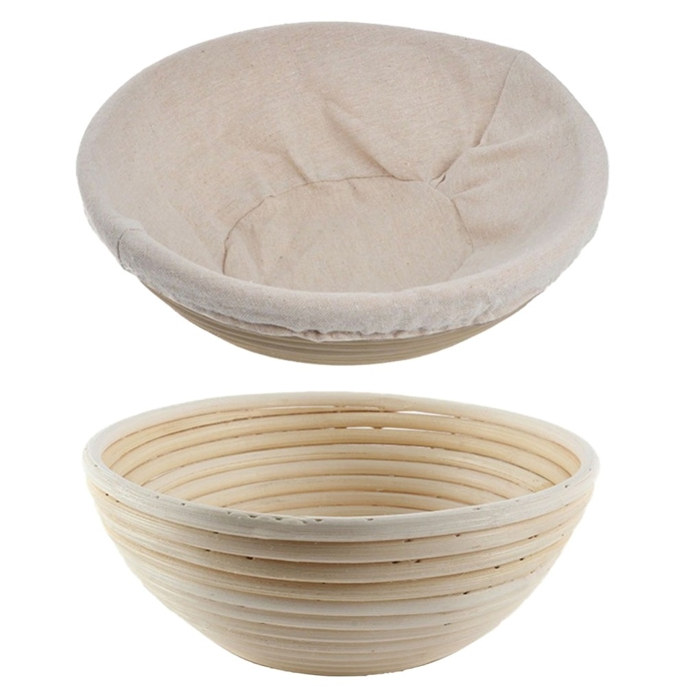 2021 Popular Eco-friendly Round Bread Proofing Rattan Basket Made in Vietnam